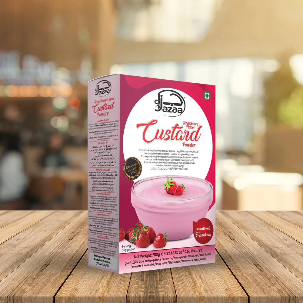 JAZAA STRAWBERRY CUSTARD (250G)