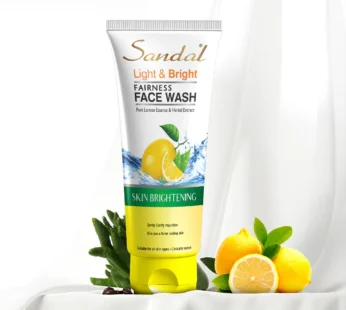 Sandal Light & Bright Deep Cleansing Face Wash